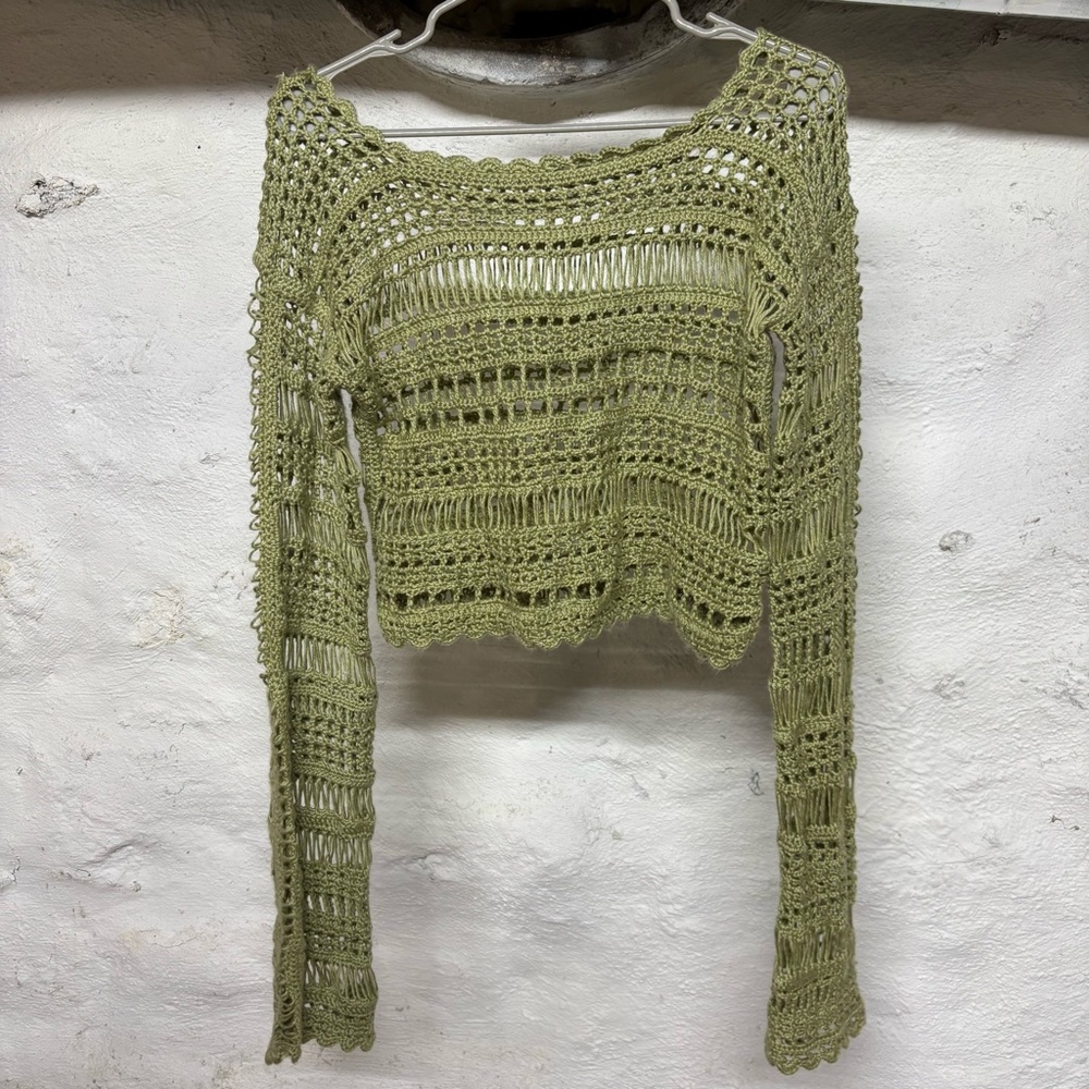 Handmade Crochet Knit Sweater